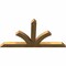 Ekena Millwork Richland Rough Sawn Timber Gable Bracket, Western Red Cedar, 84"W x 45"H x 4"D x 6"F, 13/12 Pitch GBW084X45X0406RIC00RWR - alternate 4
